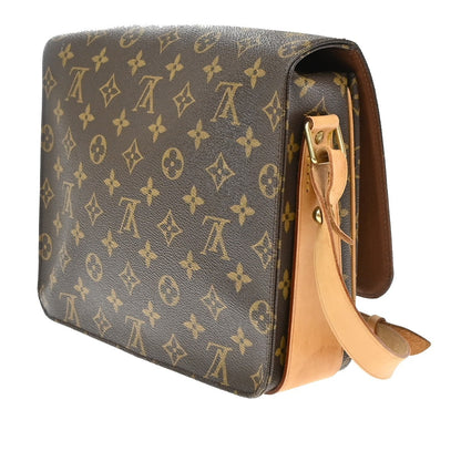 Louis Vuitton Cartouchiere Monogram Canvas, Brown, Canvas, Handbag