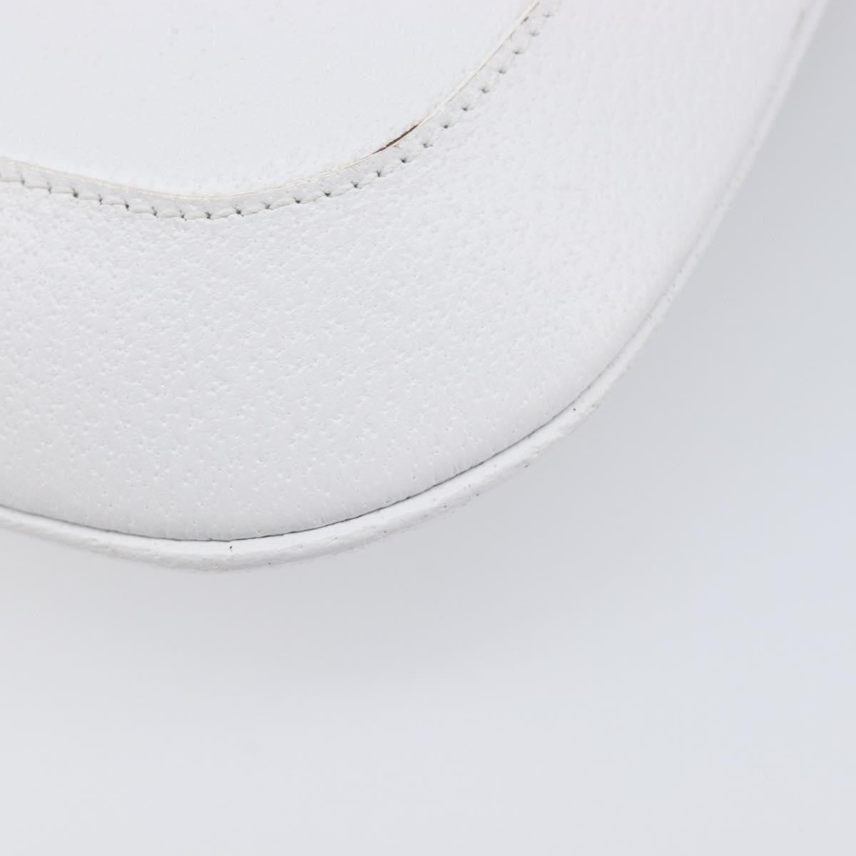 Gucci Shoulder Leather, White, Leather, Shoulder Bag