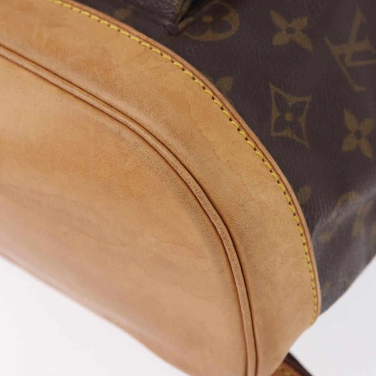 Louis Vuitton Vintage Montsouris Monogram Canvas, Brown, Canvas, Backpack
