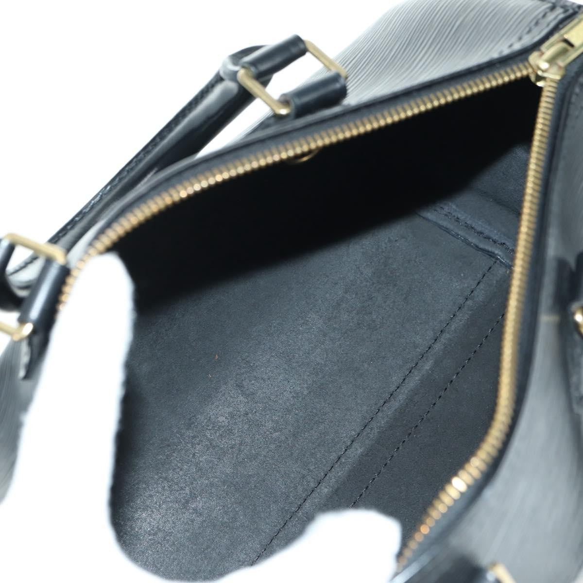 Louis Vuitton Speedy Epi Leather, Black, Leather, Handbag