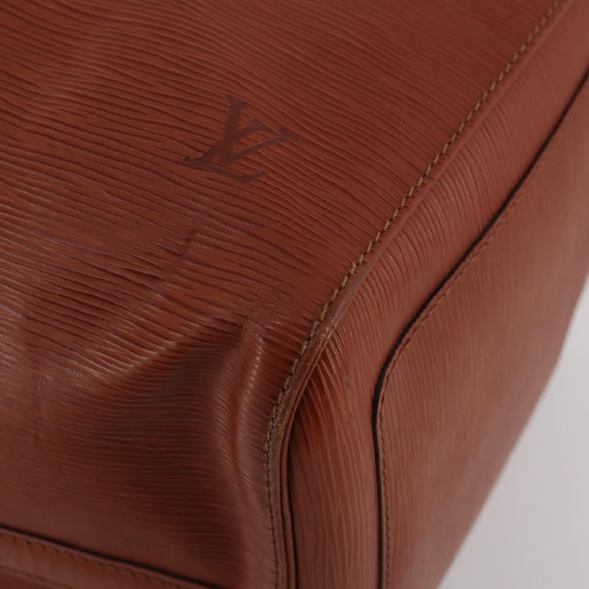 Louis Vuitton Keepall Bag Epi Leather, Brown, Leather, Travel Bag