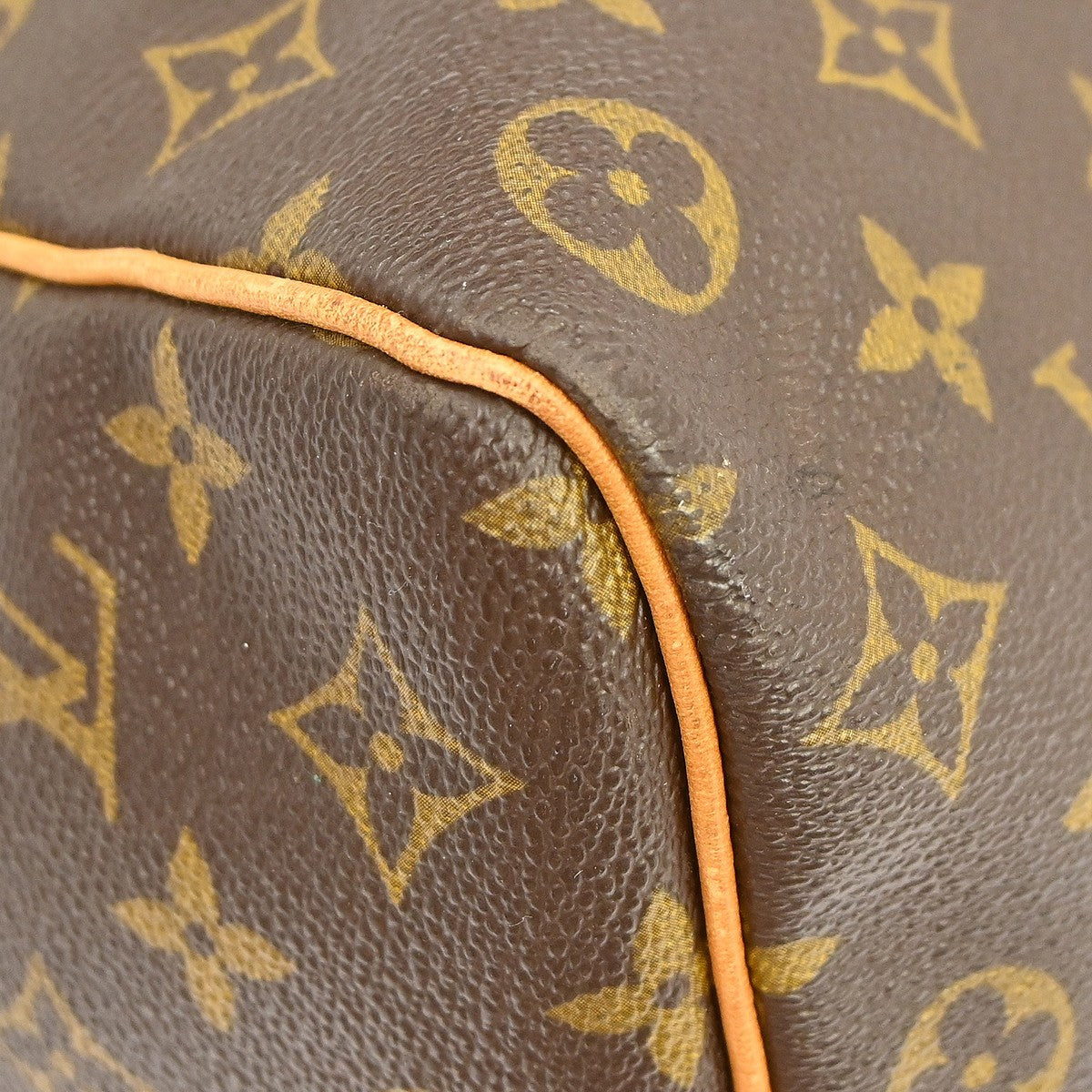 Louis Vuitton Keepall Monogram Canvas, Brown, Canvas, Travel Bag