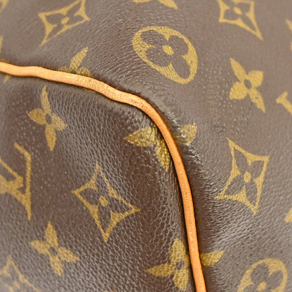 Louis Vuitton Keepall Monogram Canvas, Brown, Canvas, Travel Bag