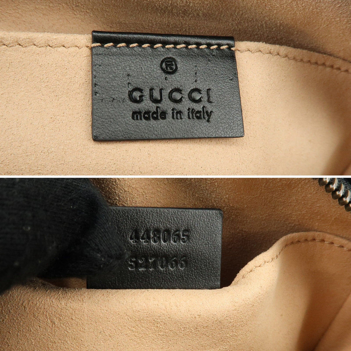 Gucci GG Marmont Matelasse Leather, Black, Leather, Shoulder Bag
