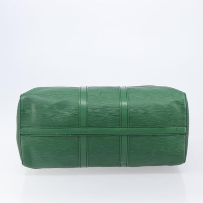 Louis Vuitton Keepall Epi Leather, Green, Leather, Travel Bag