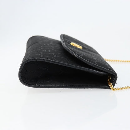 Christian Dior Vintage Honeycomb Canvas, Black, Canvas, Shoulder Bag