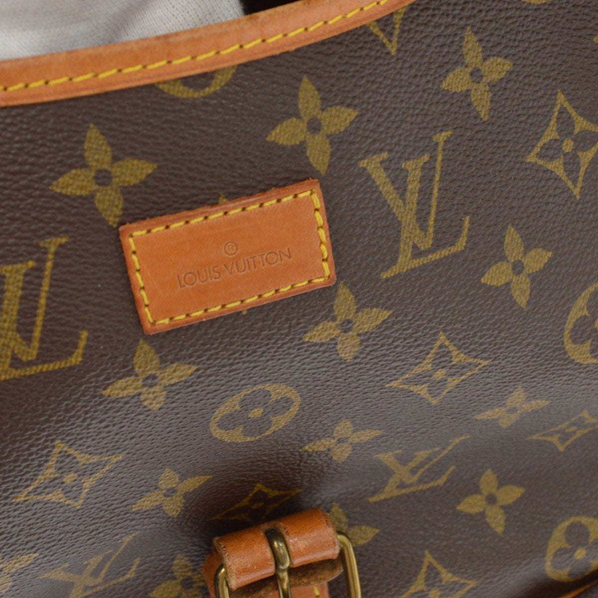 Louis Vuitton Saumur Monogram Canvas, Brown, Canvas, Shoulder Bag