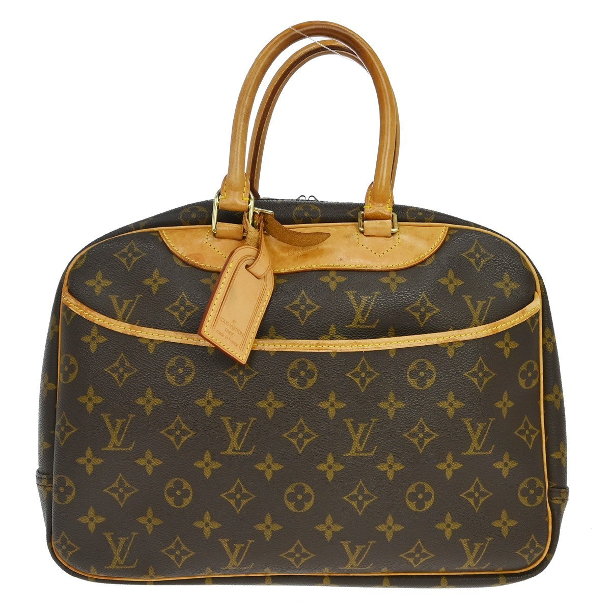 Louis Vuitton Deauville Monogram Canvas, Brown, Canvas, Handbag