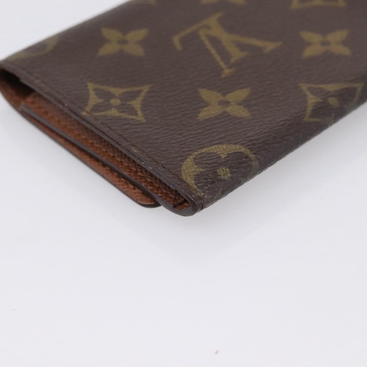 Louis Vuitton Bifold Card Case Canvas, Brown, Canvas, Clutch