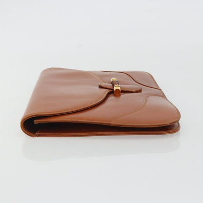 Gucci Vintage clutch Leather, Brown, Leather, Clutch