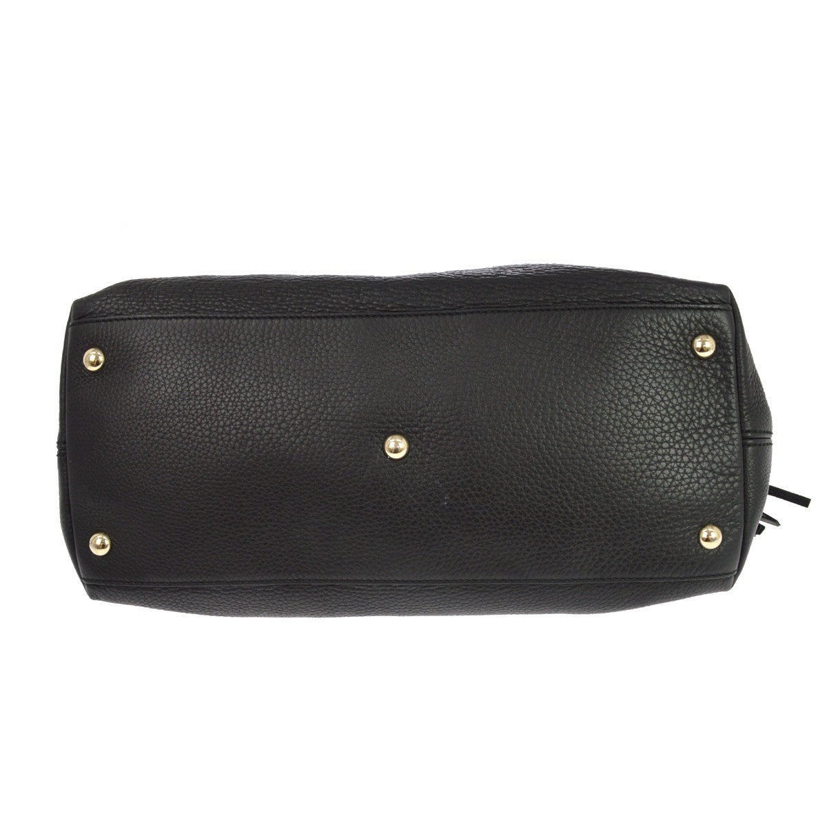 Gucci Soho Working Leather, Black, Leather, Tote Bag