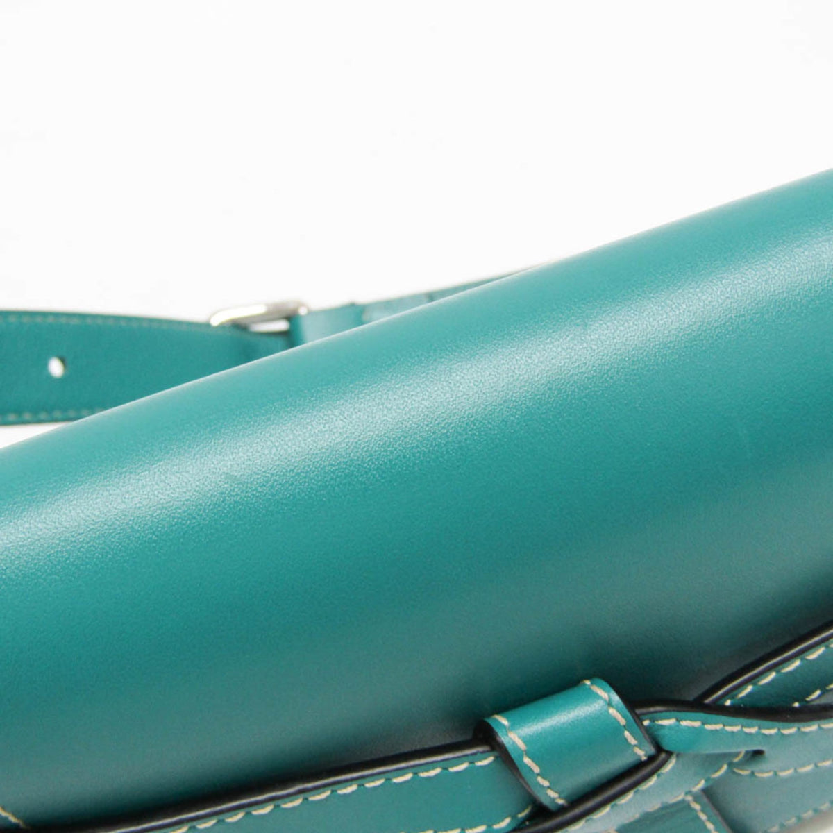 Loewe Gate Belt Leather, Blue, Leather, Shoulder Bag