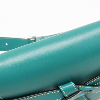 Loewe Gate Belt Leather, Blue, Leather, Shoulder Bag