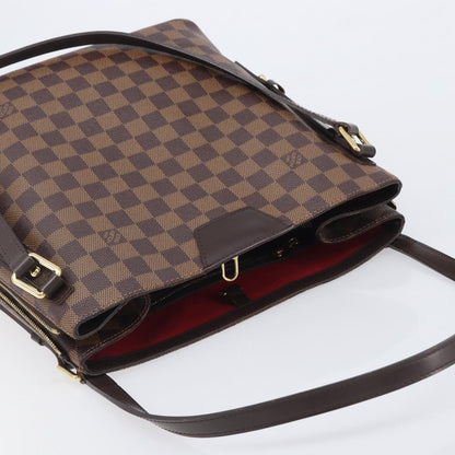 Louis Vuitton Cabas Rivington Damier, Brown, Canvas, Tote Bag