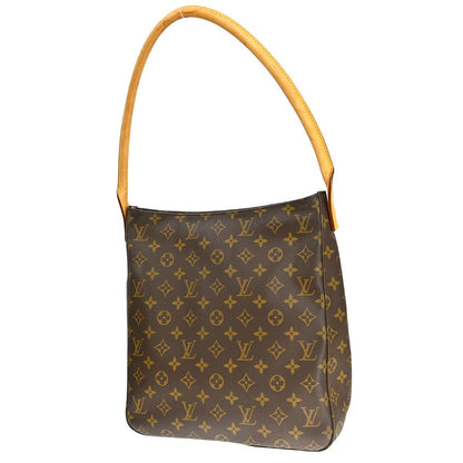 Louis Vuitton Looping Monogram Canvas, Brown, Canvas, Handbag