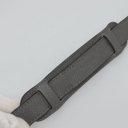 Louis Vuitton Adjustable shoulder strap leather, Gray, Leather, Straps