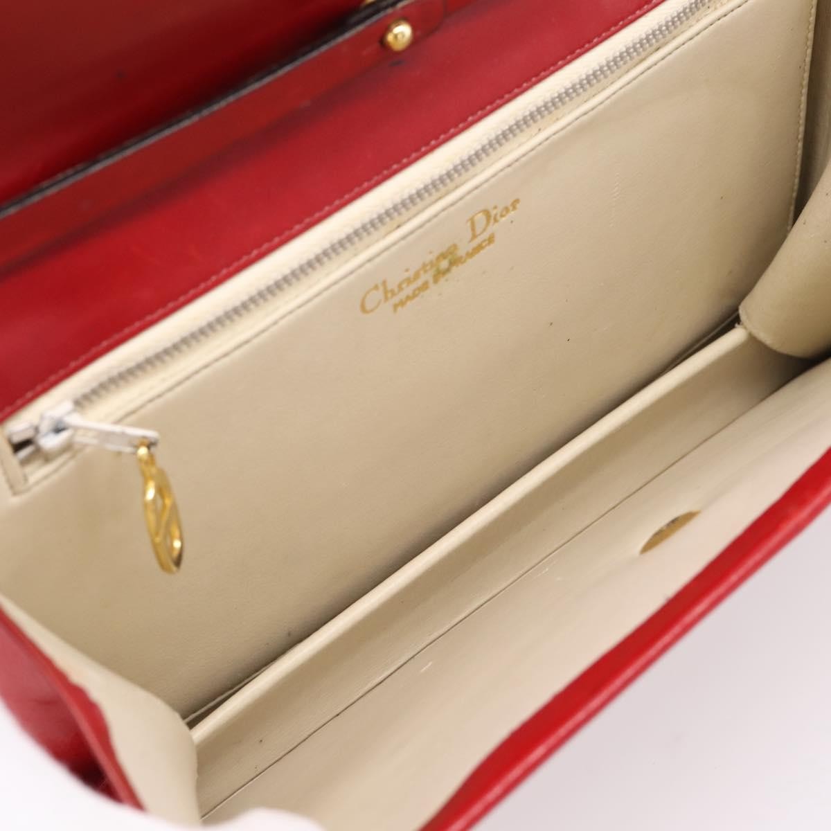 Christian Dior Handbag Leather, Red, Leather, Handbag