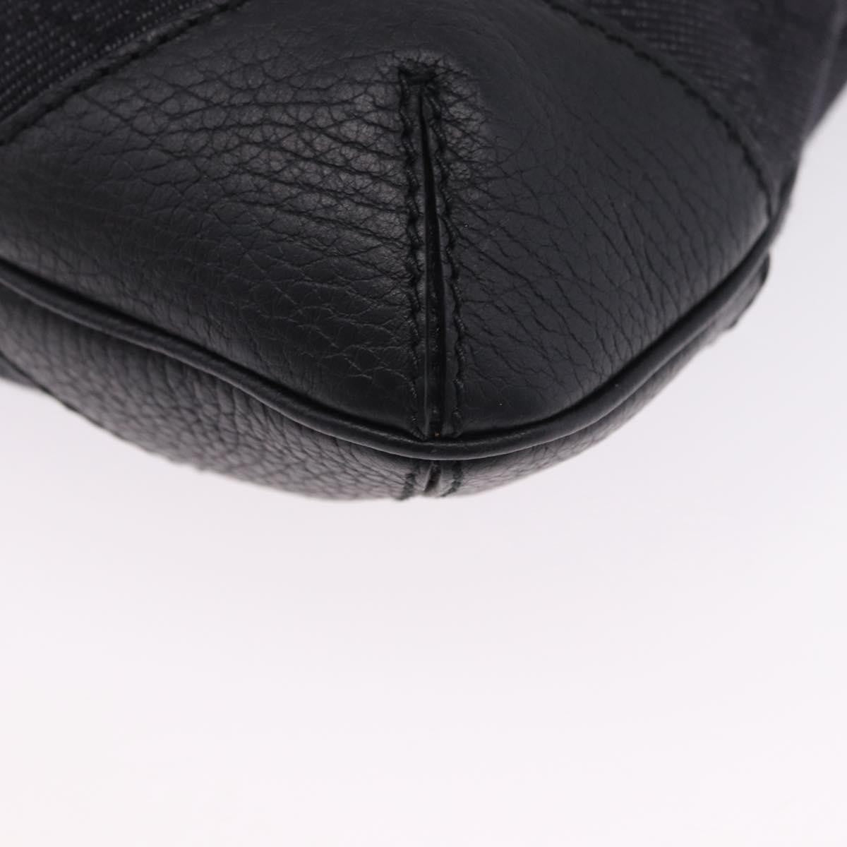 Gucci Original Messenger GG Canvas and leather, Black, Canvas, Shoulder Bag