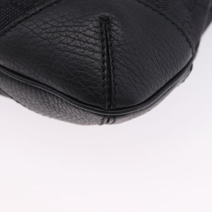 Gucci Original Messenger GG Canvas and leather, Black, Canvas, Shoulder Bag