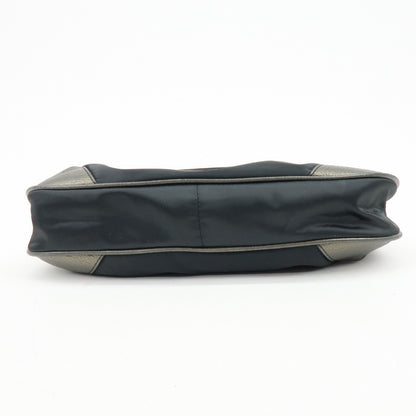 Burberry Shoulder Bag Leather, Black, Nylon, Shoulder Bag