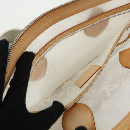 Louis Vuitton Transparence Lockit Mesh and Leather, White, Mesh, Handbag