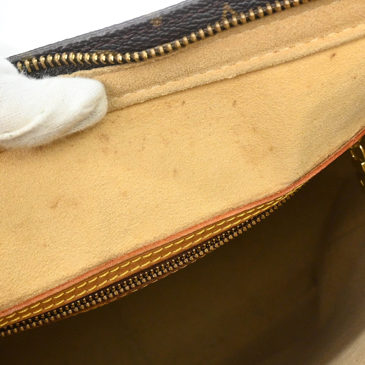 Louis Vuitton Looping Monogram Canvas, Brown, Canvas, Handbag
