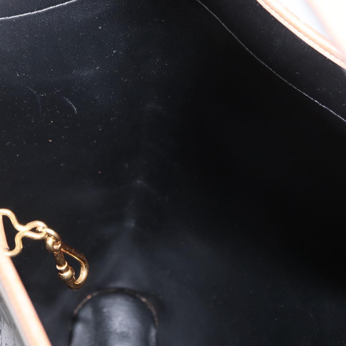 Christian Dior Vintage Honeycomb Canvas, Black, Canvas, Shoulder Bag