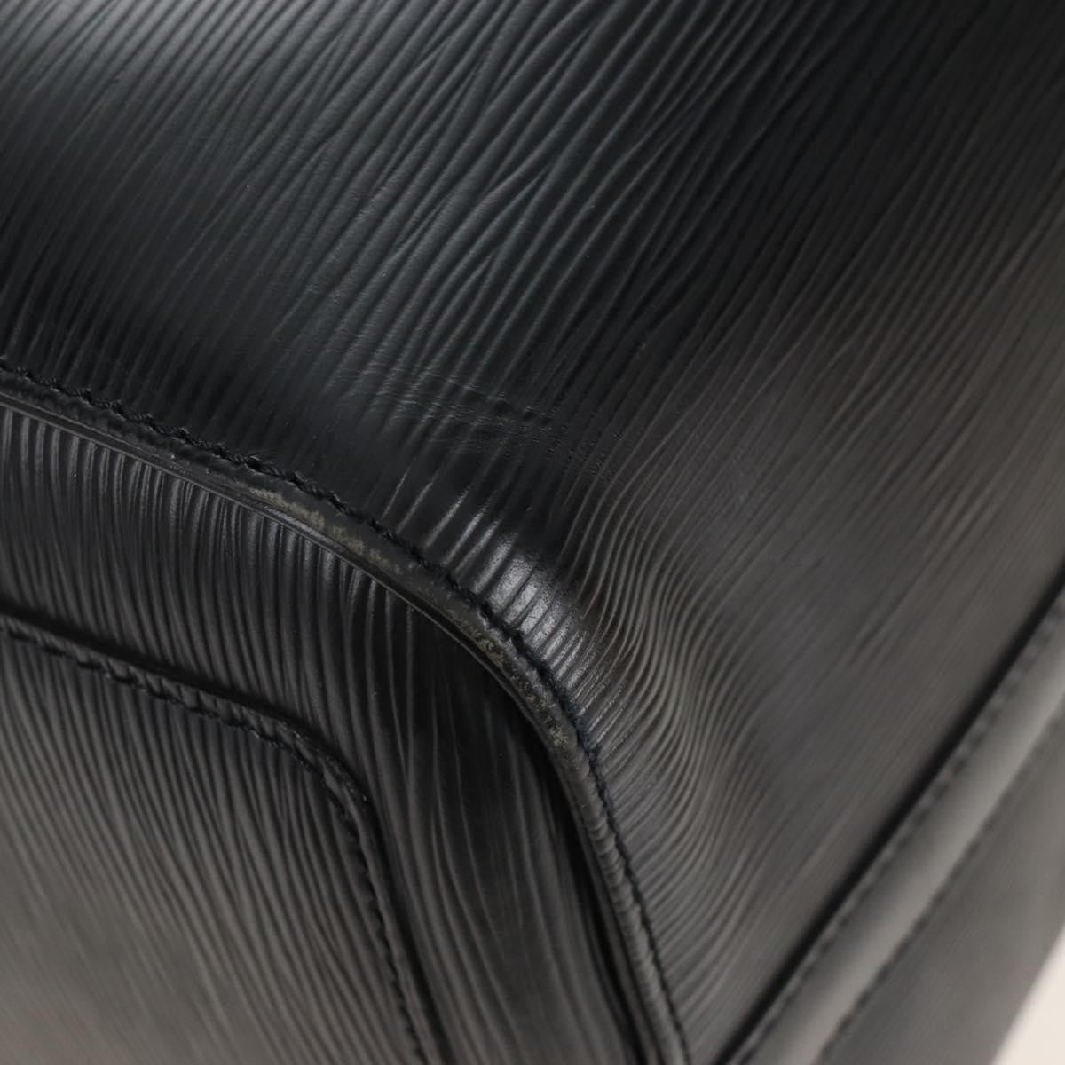 Louis Vuitton Keepall Epi Leather, Black, Leather, Travel Bag