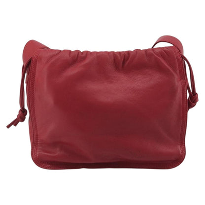 Loewe Anagram Leather, Red, Leather, Shoulder Bag