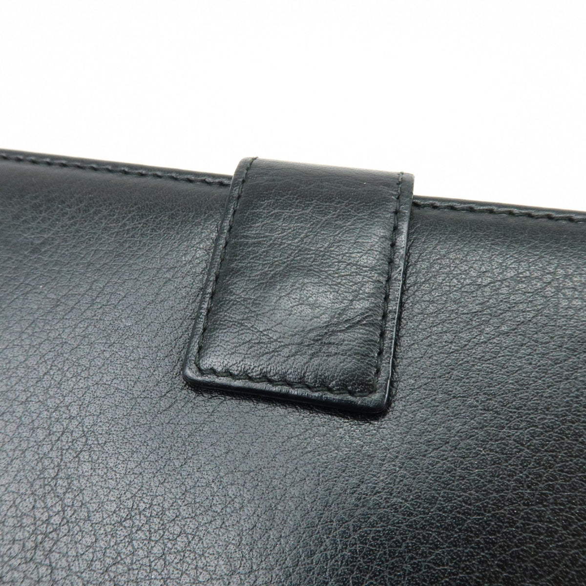 Christian Dior Trotter / Heart Motif Wallet Leather, Black, Leather, Wallet