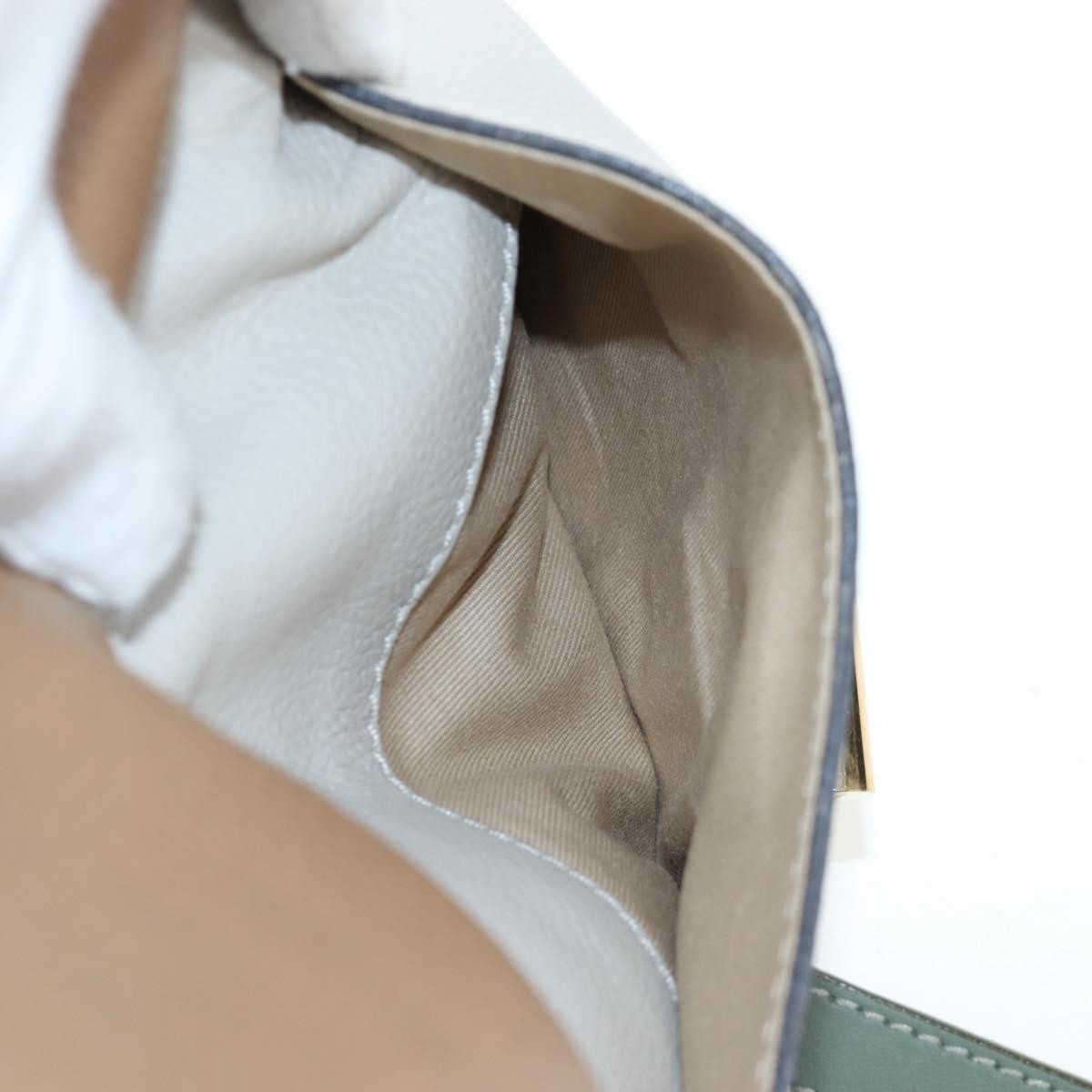 Chloe Marcie Top Handle Leather, Green, Leather, Handbag