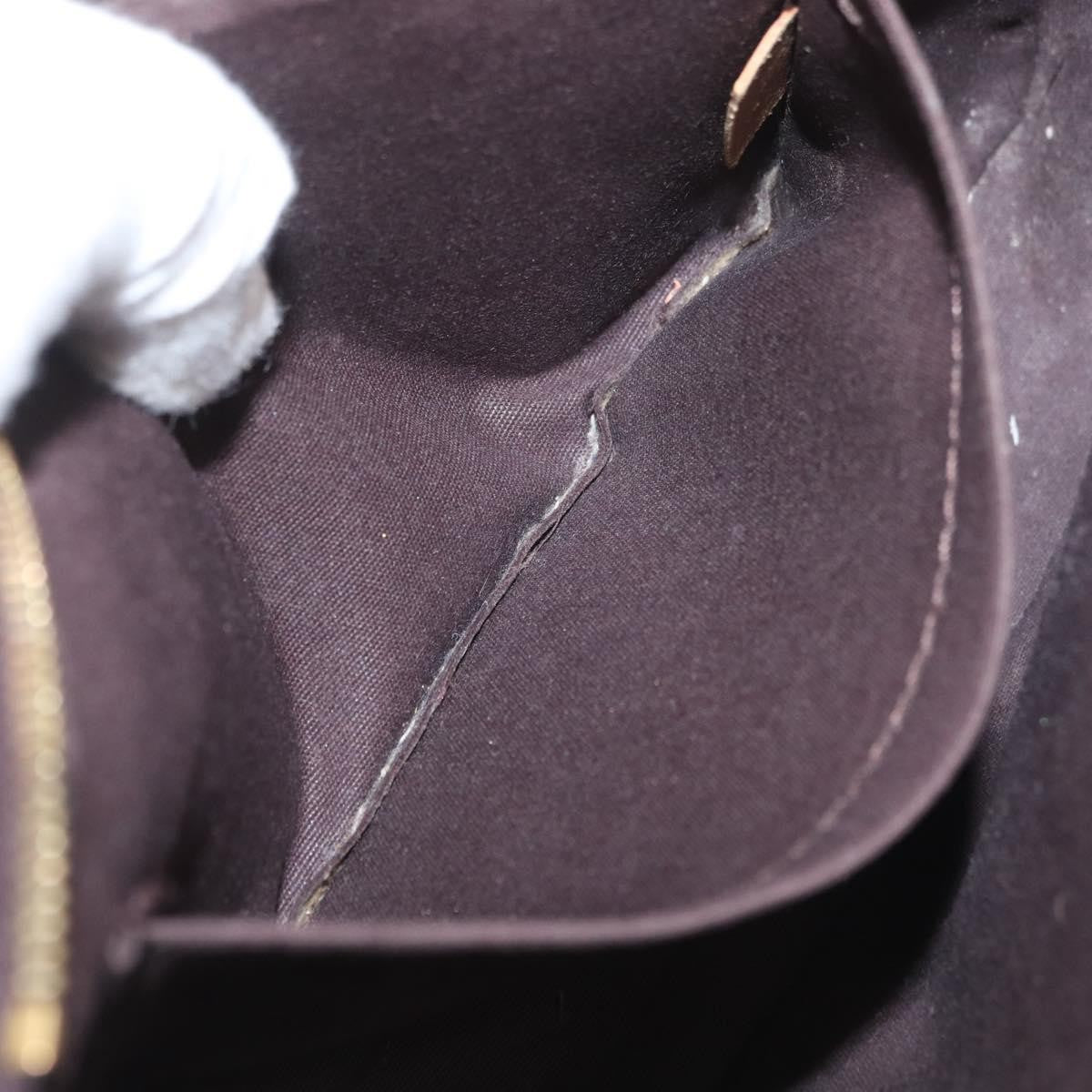 Louis Vuitton Lexington Pochette Monogram Vernis, Brown, Patent Leather, Clutch