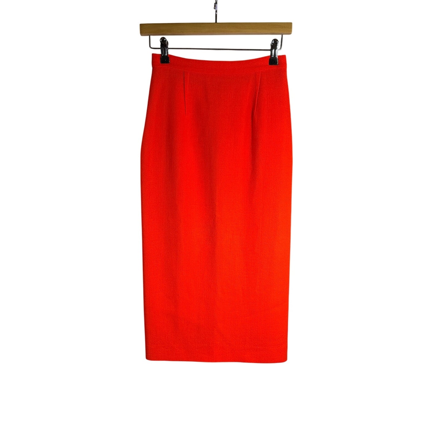 ROLAND MOURET Wool Midi Pencil Skirt