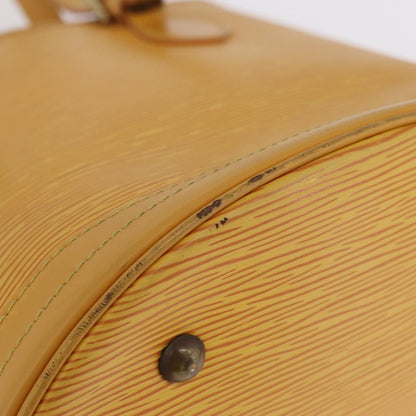 Louis Vuitton Petit Bucket Epi Leather, Yellow, Leather, Handbag