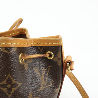 Louis Vuitton Noe Monogram Canvas, Brown, Canvas, Shoulder Bag