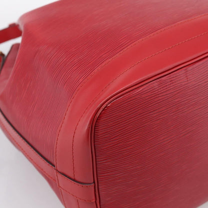 Louis Vuitton Petit Noe Epi Leather, Red, Leather, Handbag