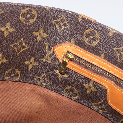 Louis Vuitton Shopping Sac Monogram Canvas, Brown, Canvas, Handbag