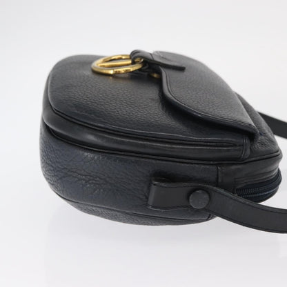 Christian Dior Vintage Leather, Navy, Leather, Shoulder Bag