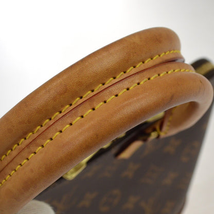 Louis Vuitton Alma Monogram, Brown, Canvas, Handbag