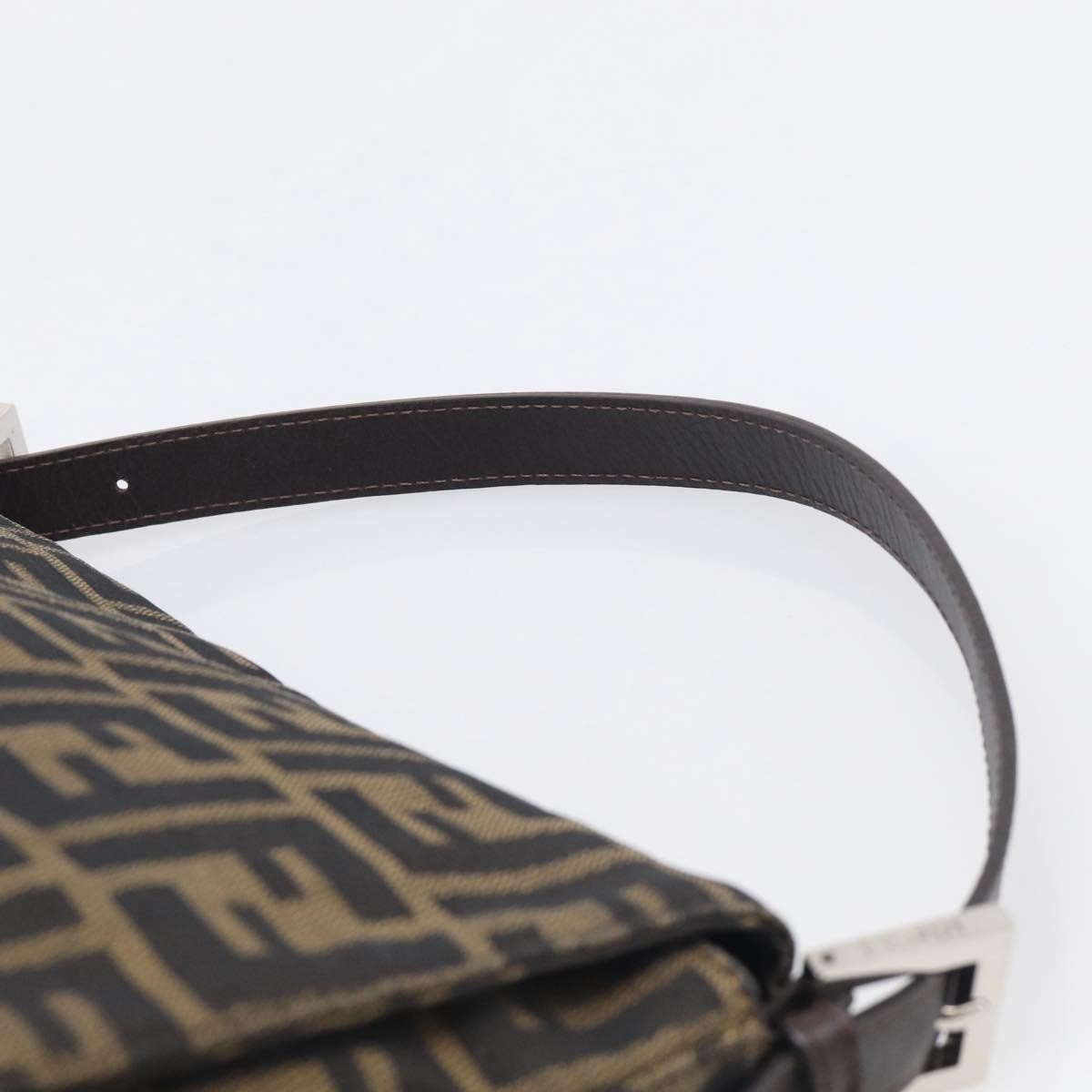 Fendi Mamma Baguette Zucca Jacquard Velvet, Multicolour, Canvas, Shoulder Bag