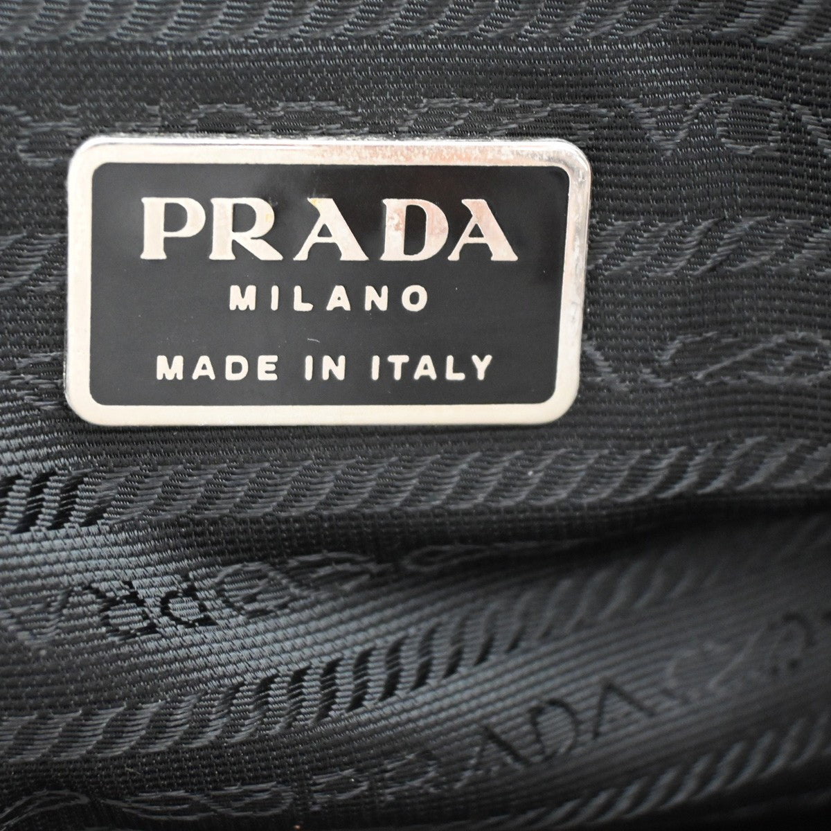 Prada Expandable Front Zip Boston Tessuto, Black, Nylon, Handbag