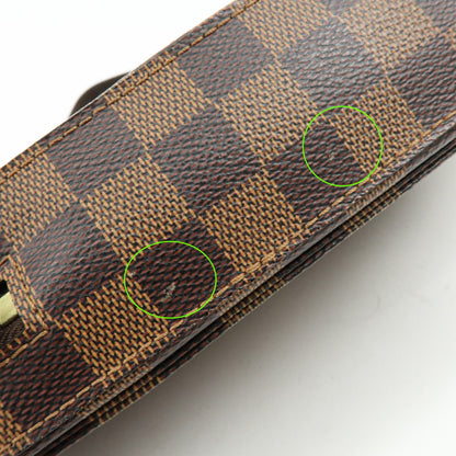 Louis Vuitton Geronimos Waist Damier, Brown, Canvas, Shoulder Bag
