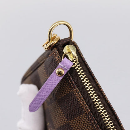 Louis Vuitton Pochette Accessoires Limited Edition Damier, Brown, Canvas, Clutch