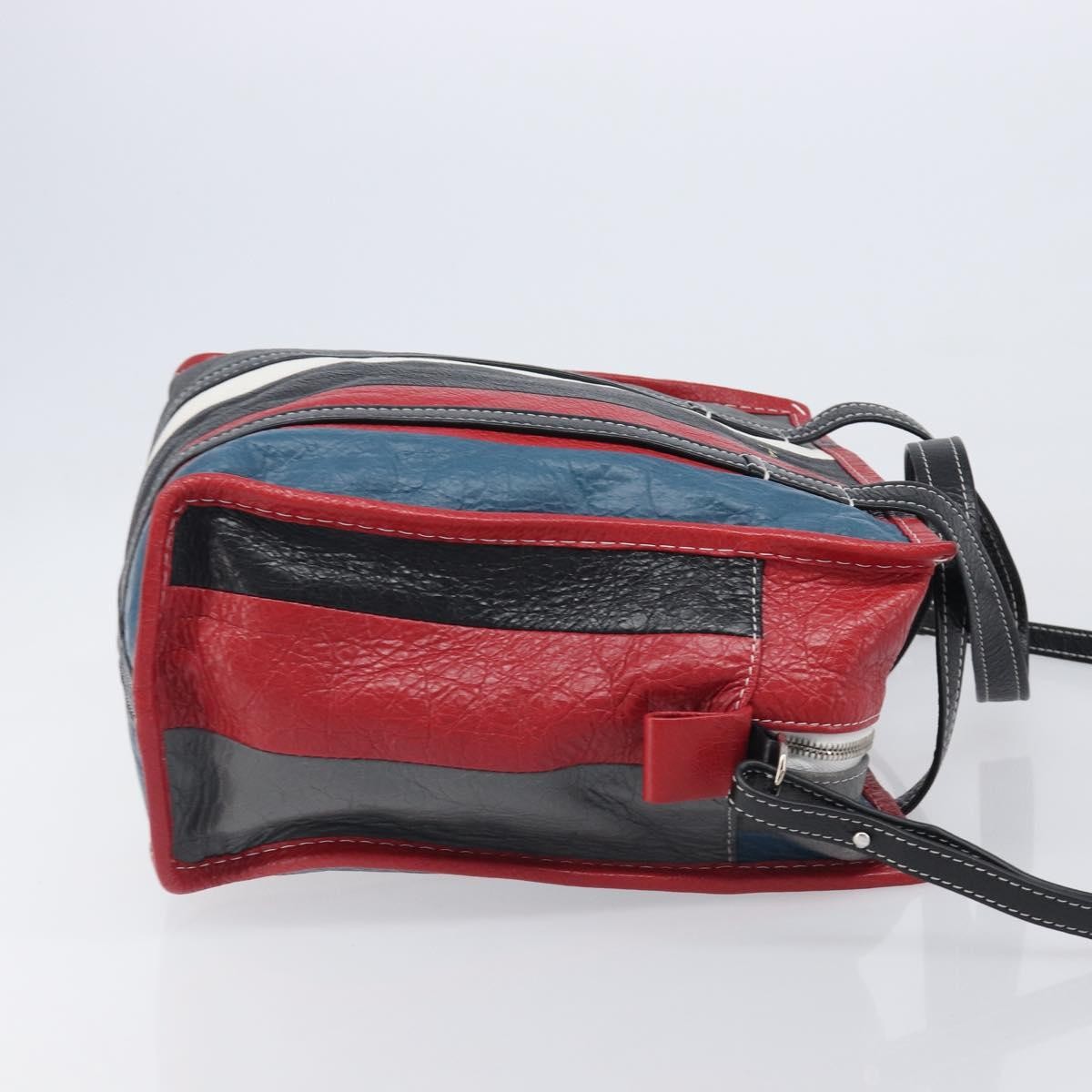 Balenciaga Bazar Striped Leather, Multicolour, Leather, Tote Bag