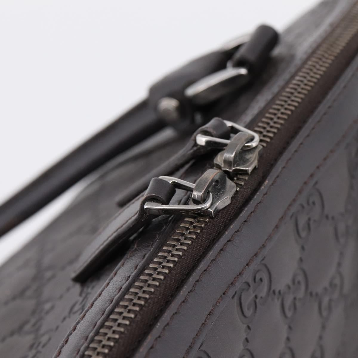 Gucci GG Charm Convertible Dome Satchel Guccissima Leather, Brown, Leather, Handbag