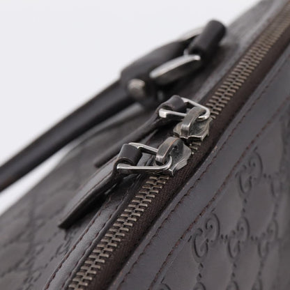 Gucci GG Charm Convertible Dome Satchel Guccissima Leather, Brown, Leather, Handbag