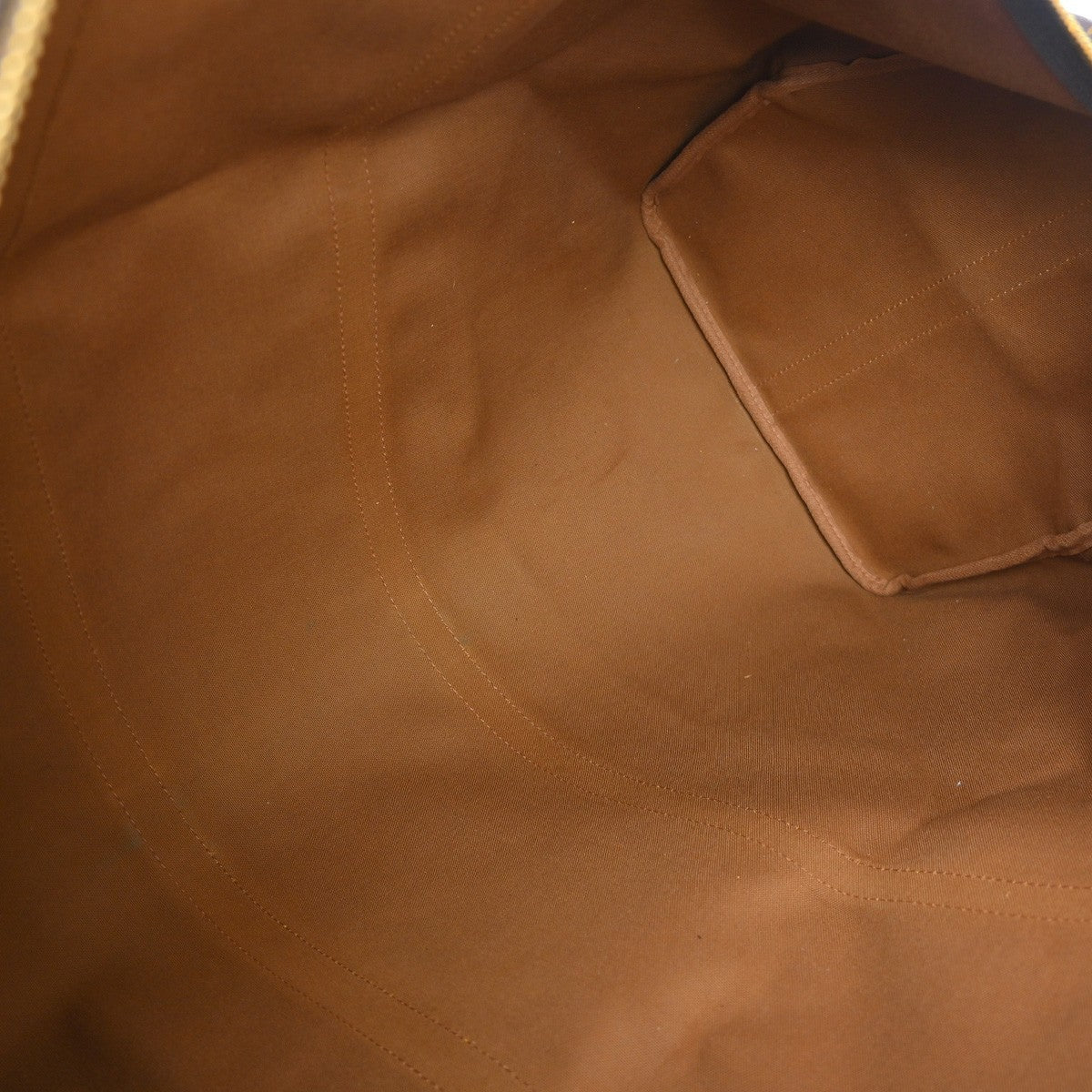 Louis Vuitton Keepall Monogram, Brown, Canvas, Travel Bag