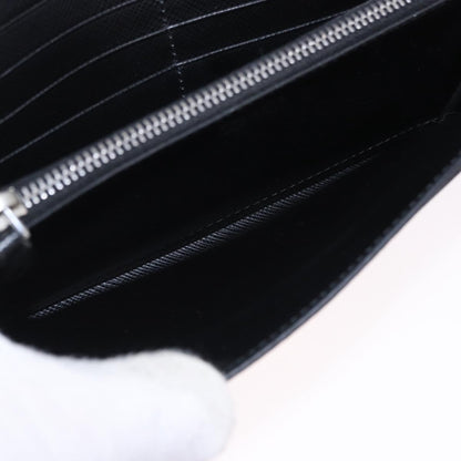 Prada Saffiano Leather, Black, Leather, Wallet