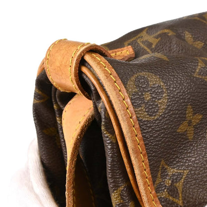 Louis Vuitton Saumur Monogram Canvas, Brown, Canvas, Shoulder Bag