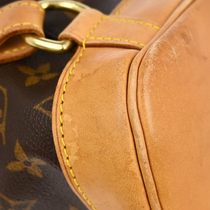 Louis Vuitton Vintage Montsouris Monogram Canvas, Brown, Canvas, Backpack